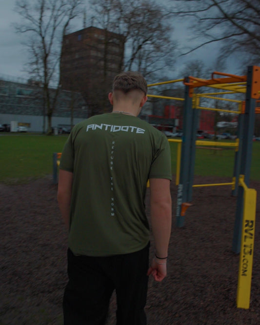 REFUSE THE NORM TEE green